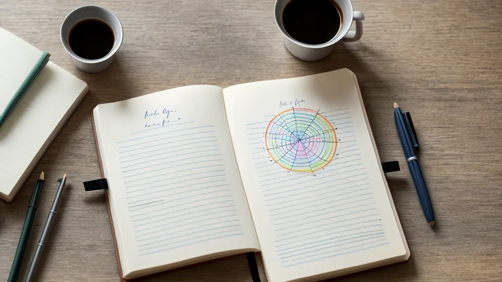 Handwritten notes showing a simple traffic light system for AI risk classification.